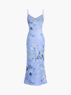 LALUNA® | LANGE JURK MET BLOEMENPRINT