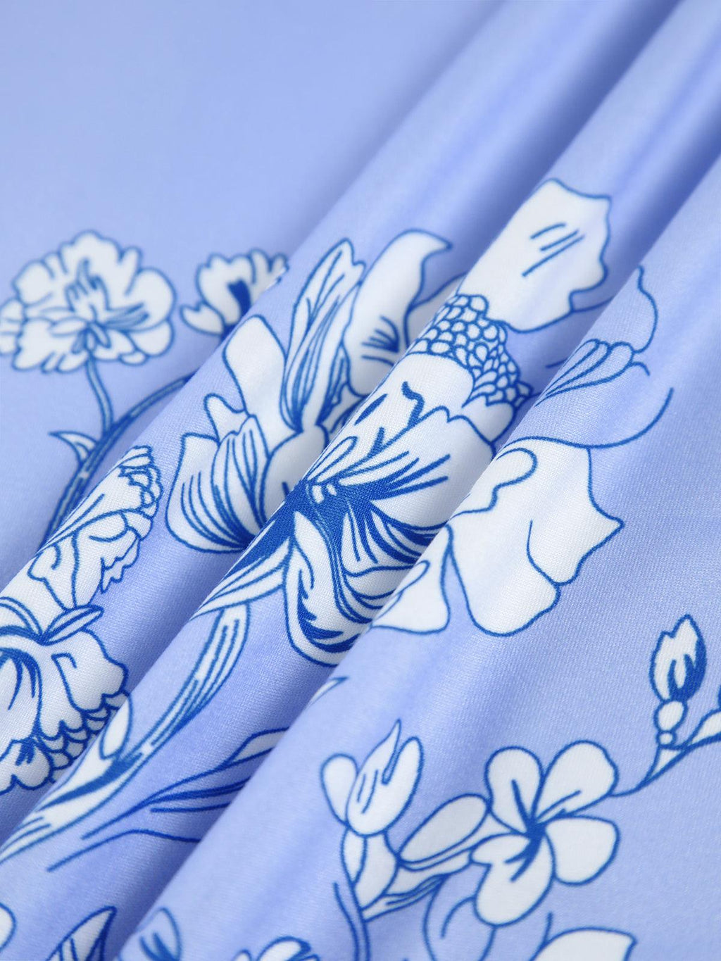 LALUNA® | LANGE JURK MET BLOEMENPRINT
