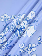 LALUNA® | LANGE JURK MET BLOEMENPRINT