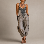 Anouk | Bohemien Jumpsuit met Borduursel