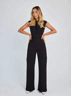 LALUNA® | SLEEVELESS JUMPSUIT