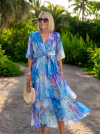 Sophie | Elegante Chiffon Jurk