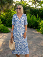 Lisa | Relaxte Boho Midi Jurk