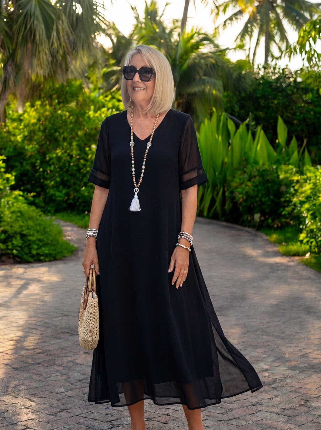 Nina | Flatterende Midi Jurk
