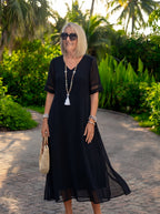 Nina | Flatterende Midi Jurk