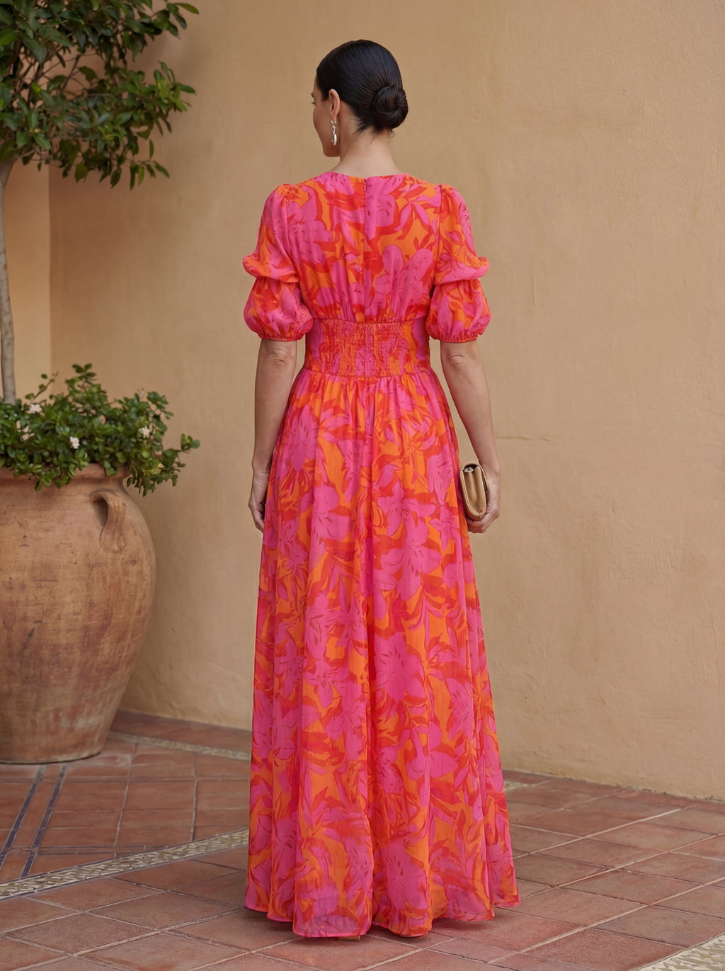 Olivia | Zomerse Maxi Jurk met Bloemprint