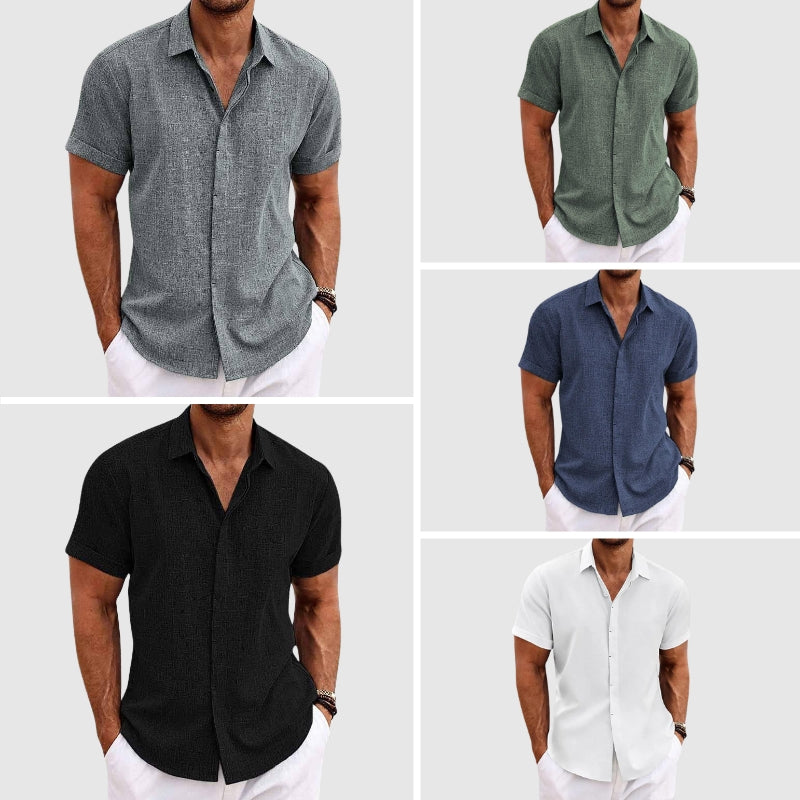 Laluna® | Linnen Herenblouse