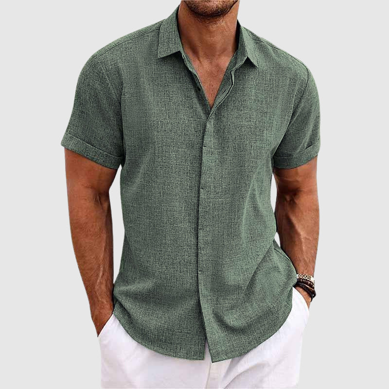 Laluna® | Linnen Herenblouse