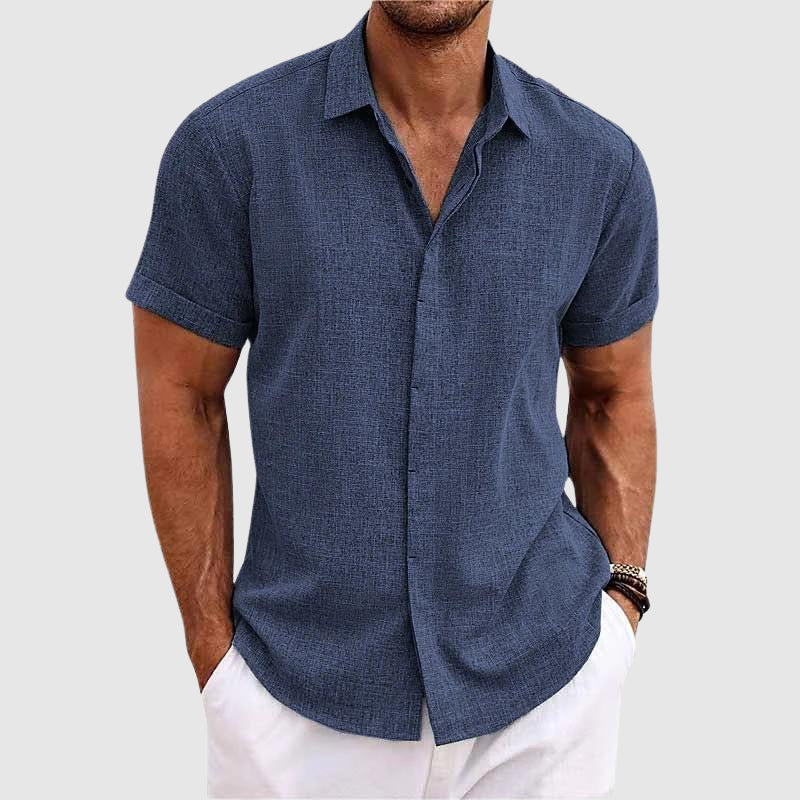 Laluna® | Linnen Herenblouse