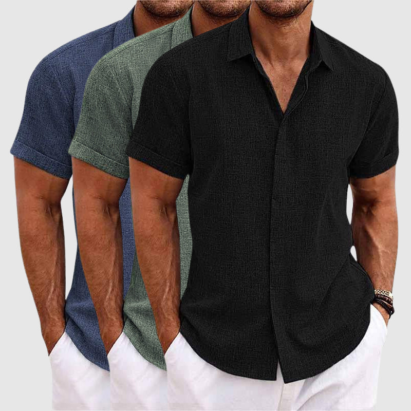 Laluna® | Linnen Herenblouse
