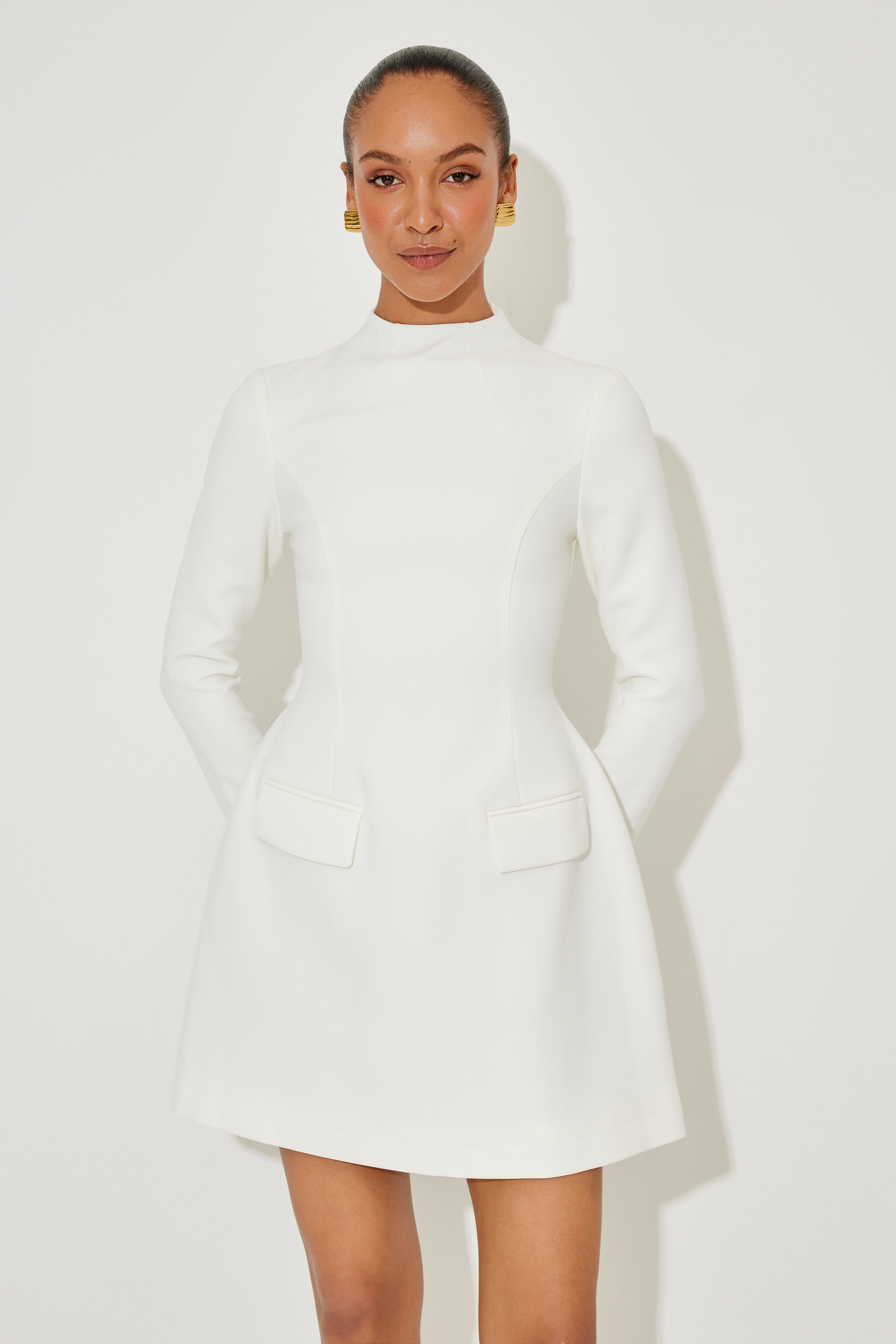 Laluna® | Korte jurk met splitmouwen