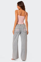 LALUNA® | BOW TIE JEANS