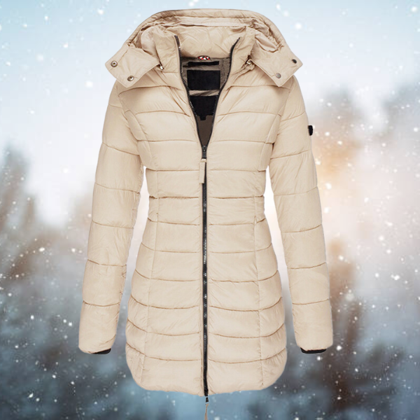 Extra warme en gewatteerde winterjas voor dames
