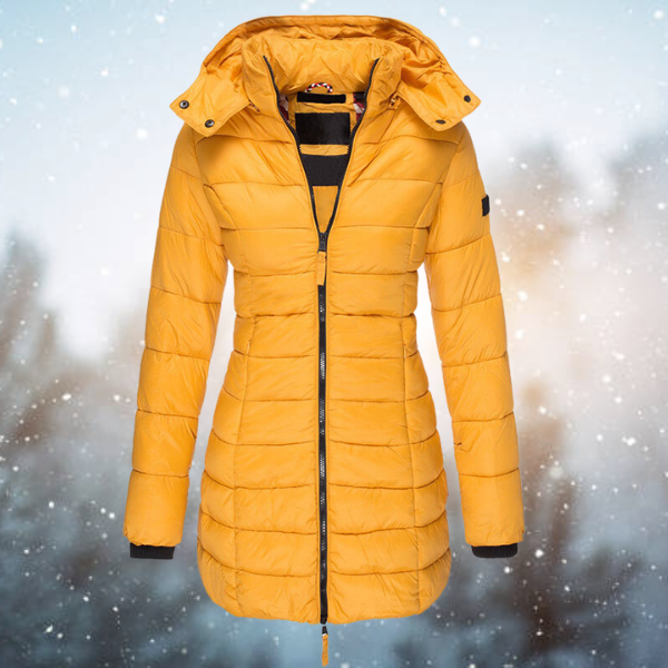 Extra warme en gewatteerde winterjas voor dames