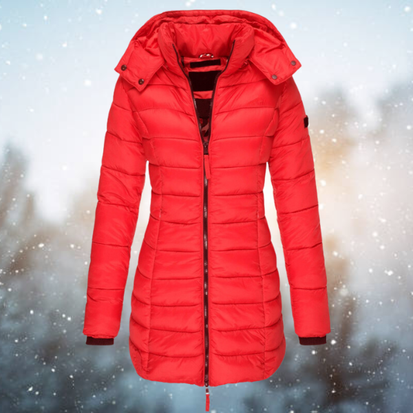 Extra warme en gewatteerde winterjas voor dames