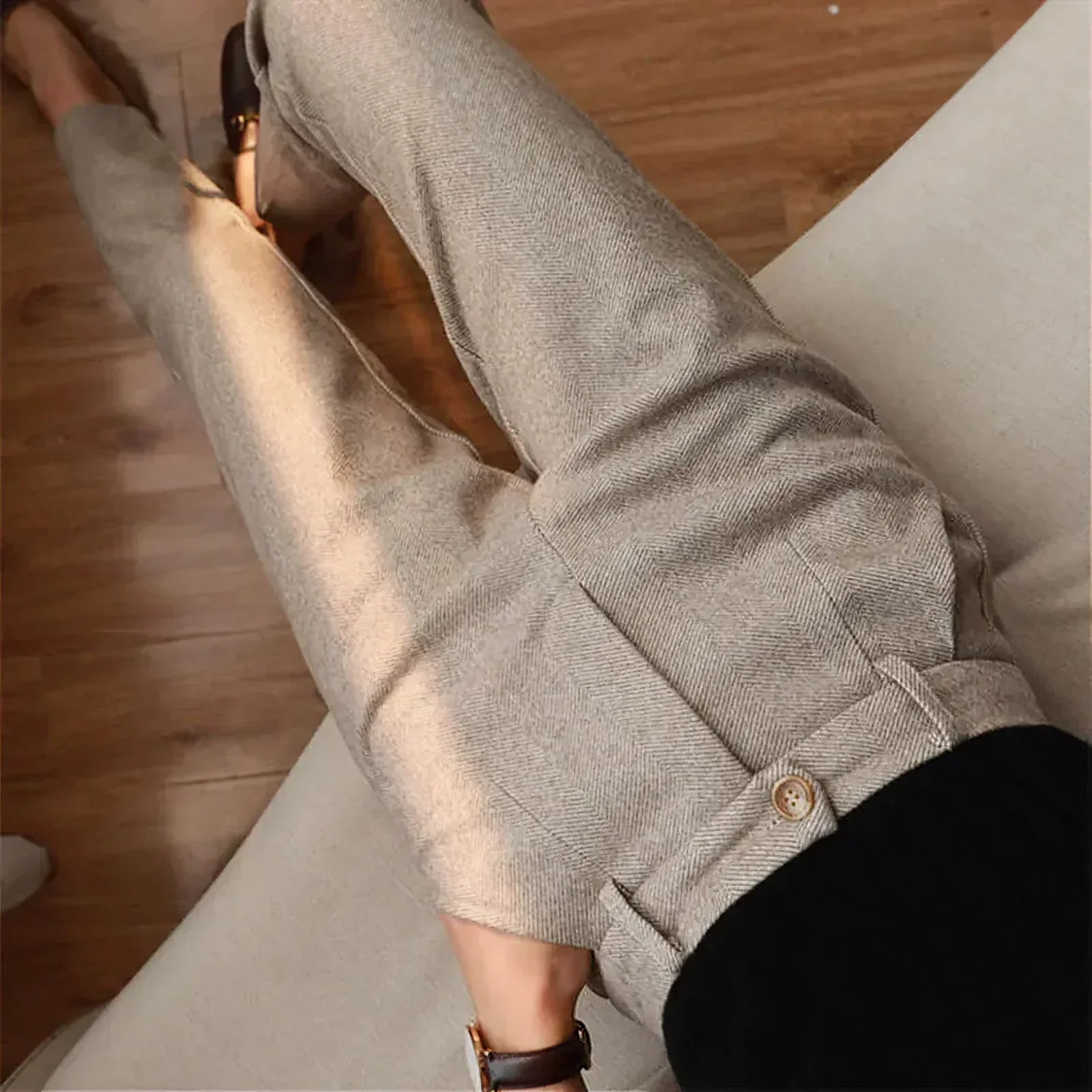 Elegante Broek Van 100% Wol