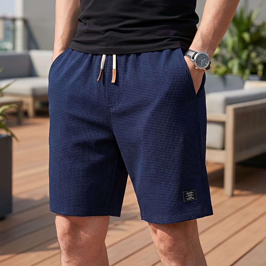 Shorts voor heren | Comfortabele zomershort met elastische taille | 1+1 GRATIS