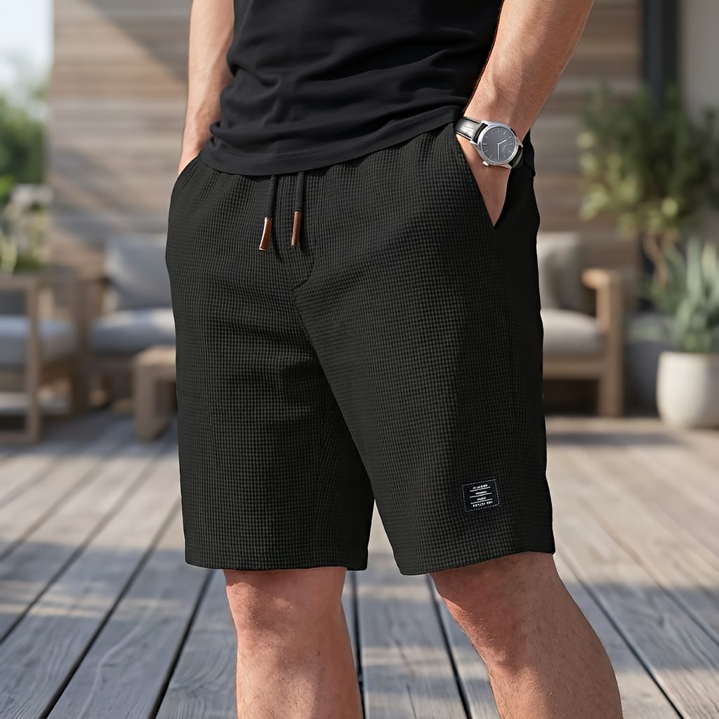 Shorts voor heren | Comfortabele zomershort met elastische taille | 1+1 GRATIS