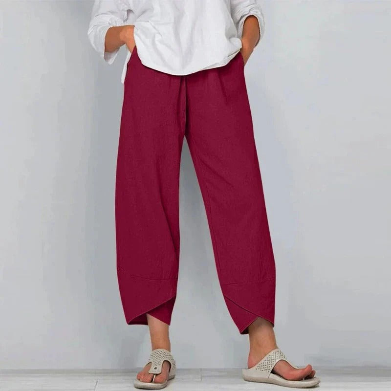 Laluna® | Chique Linnen Zomerbroek