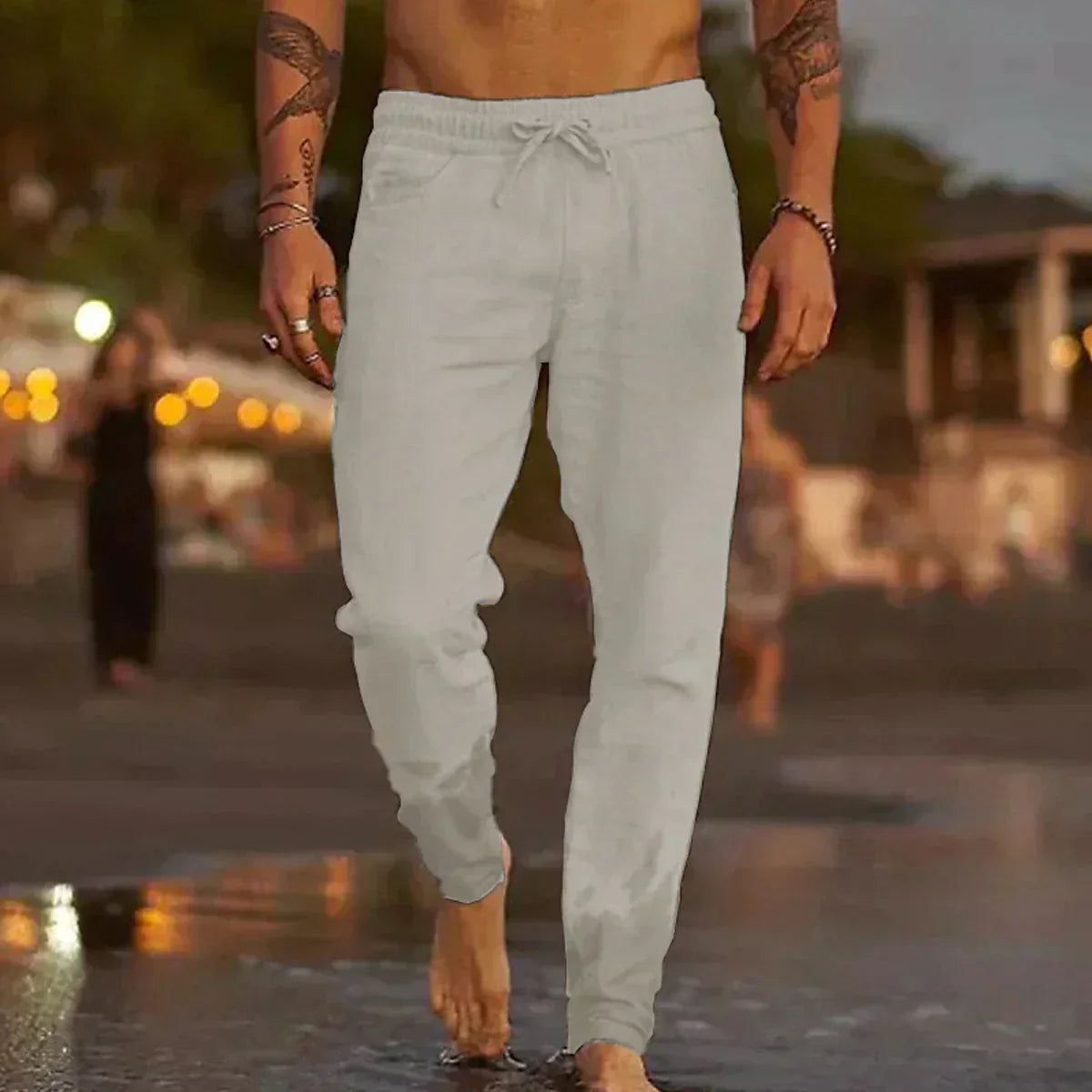 Laluna® | Zomerse Linnen Pantalon