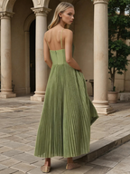 Laluna® | Chique Olijfgroene Dress