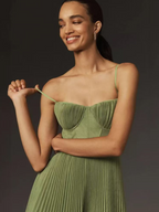 Laluna® | Elegante Groene Maxidress