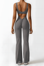 LALUNA® | ELEGANT FLARE JUMPSUITE