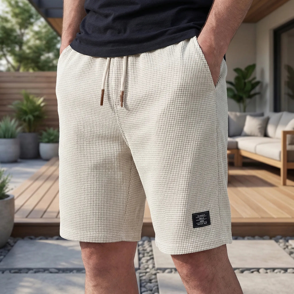 Shorts voor heren | Comfortabele zomershort met elastische taille | 1+1 GRATIS