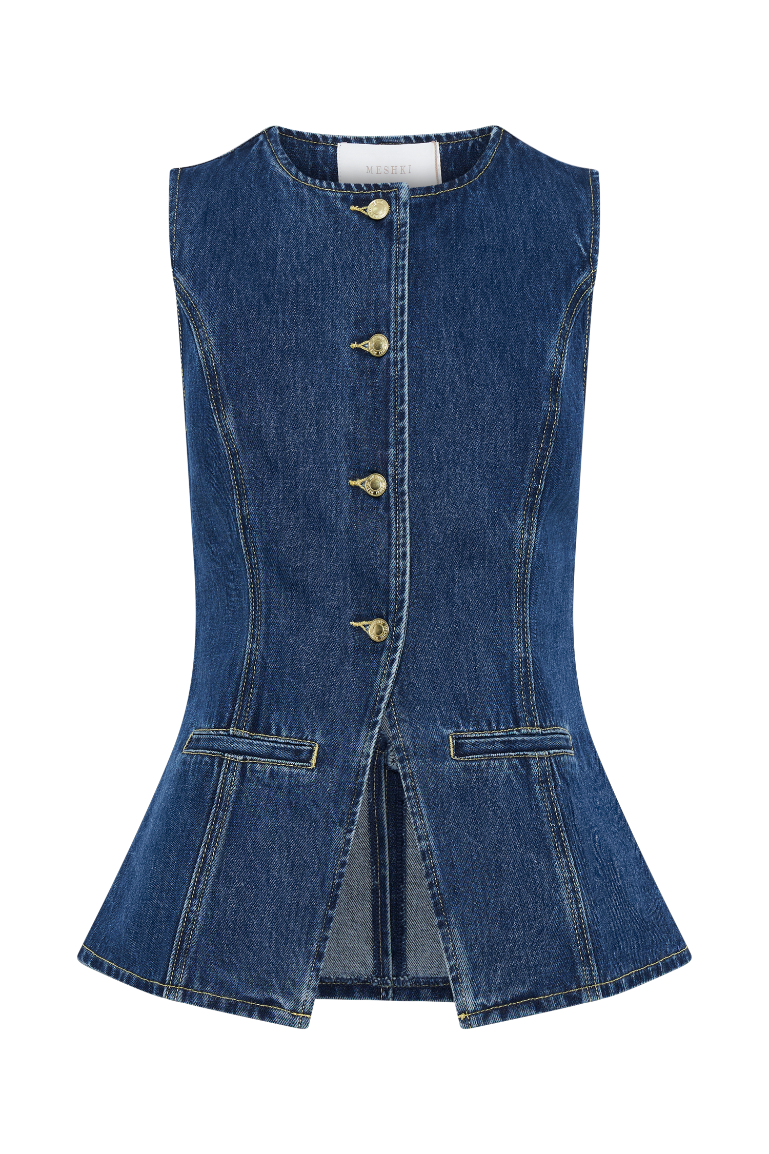 LALUNA®  | DENIM BUTTON UP SET