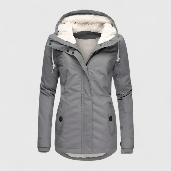 Amélie | Waterdichte winterjas met capuchon