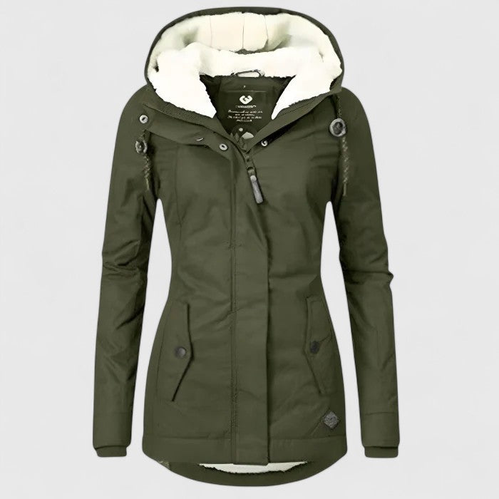 Amélie | Waterdichte winterjas met capuchon