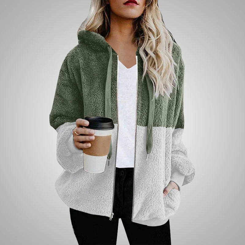 Laluna® | Fluffy Cardigan Met Capuchon