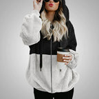 Laluna® | Fluffy Cardigan Met Capuchon