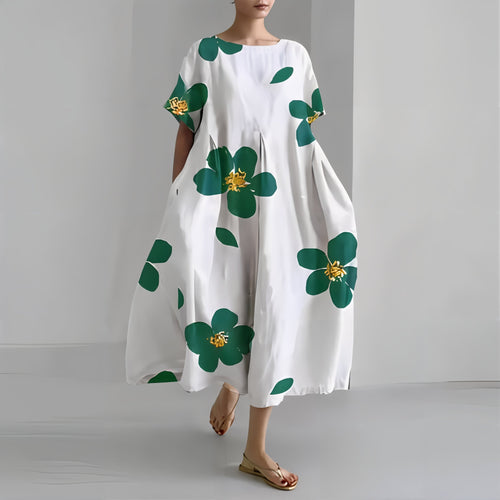 Amelia - Casual Bloemige Maxi Dress