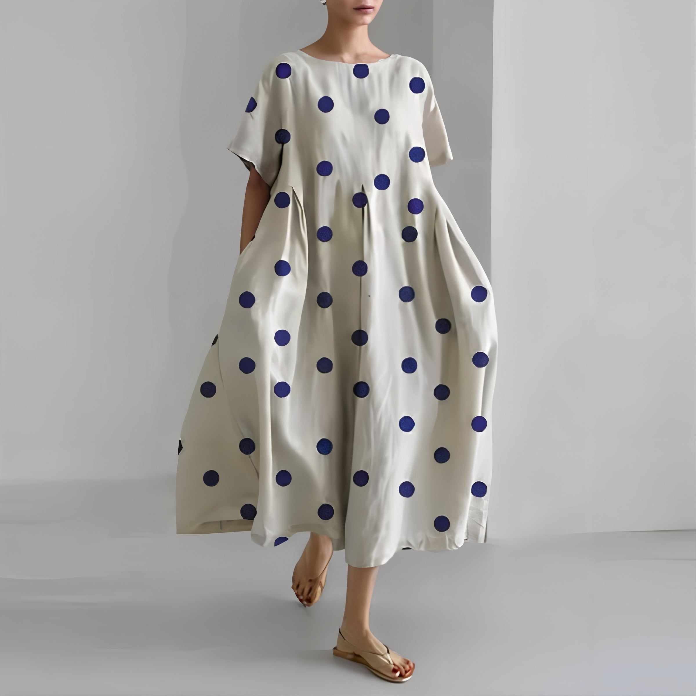 Amelia - Casual Bloemige Maxi Dress