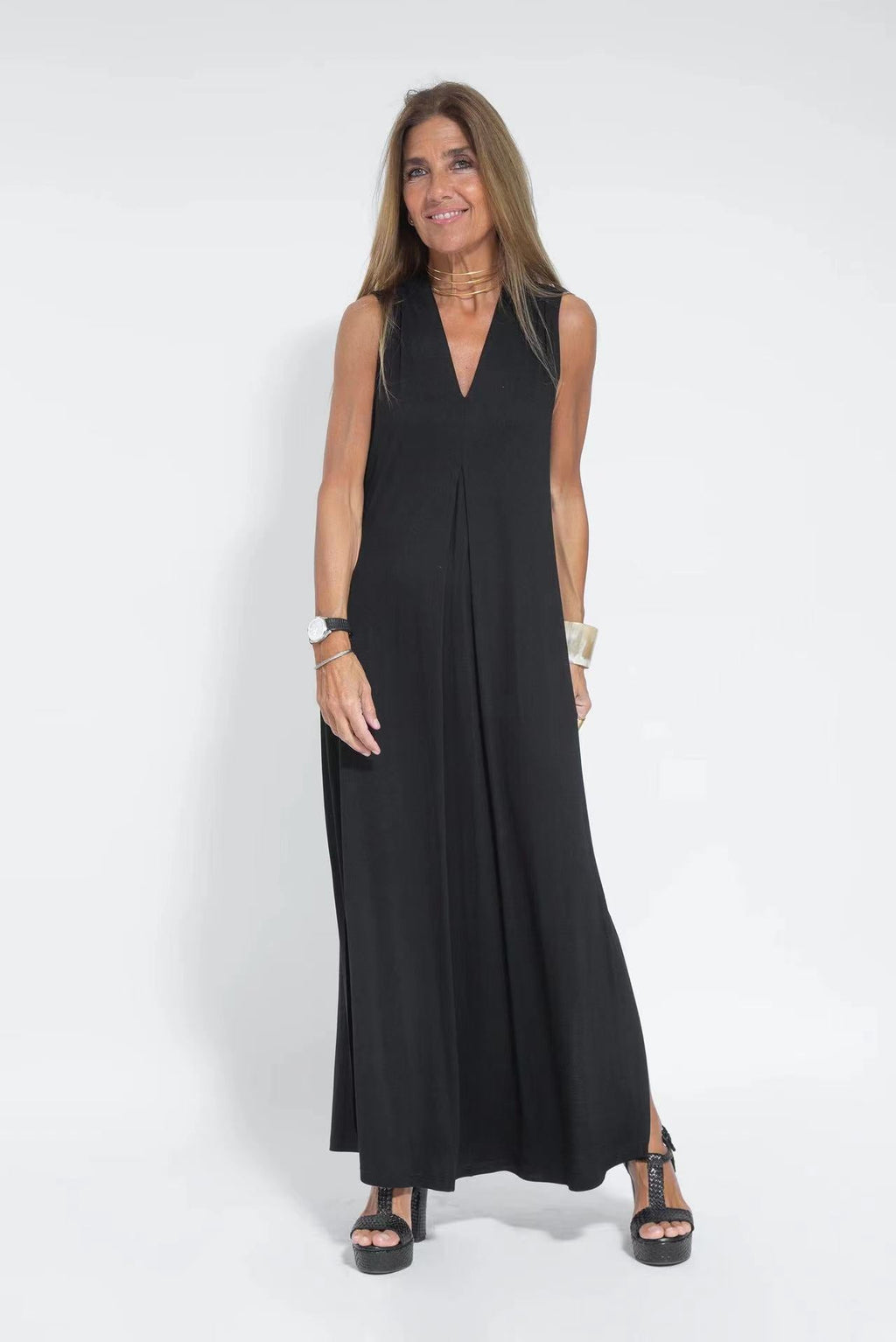 Laluna® | Modieuze Zomerse jurk met Vest