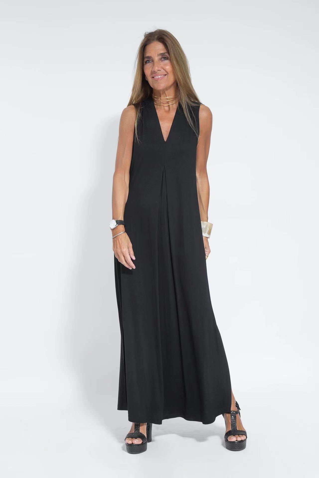 Laluna® | Modieuze Zomerse jurk met Vest