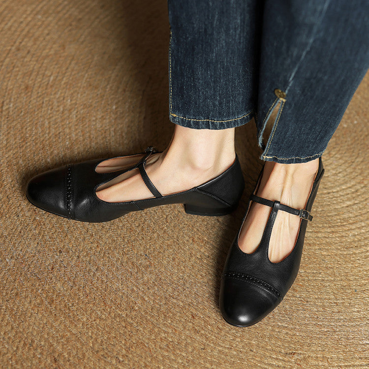 Laluna® | Echte Leren Flats