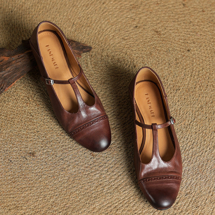 Laluna® | Echte Leren Flats