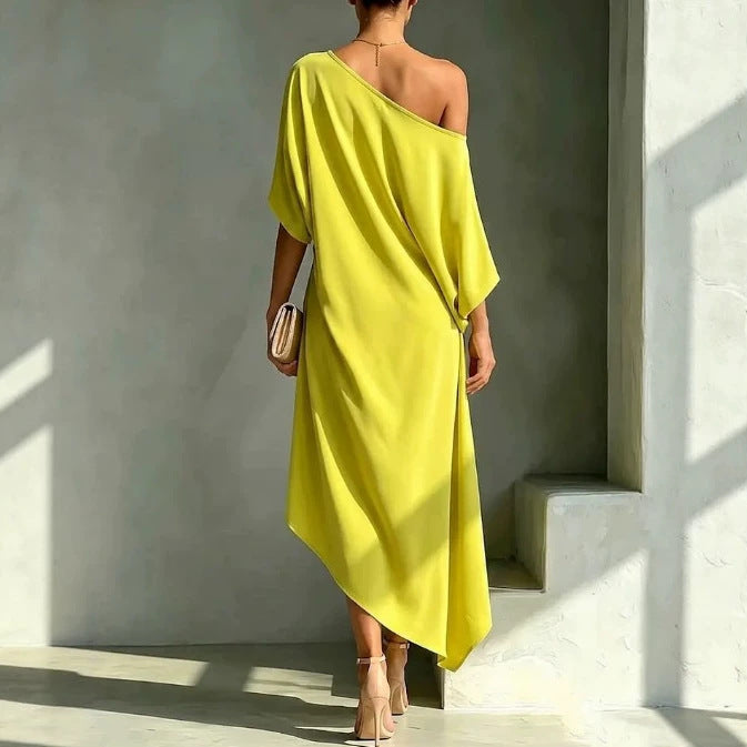 Roos | Elegante Asymmetrische Jurk
