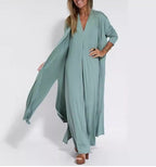 Laluna® | Modieuze Zomerse jurk met Vest