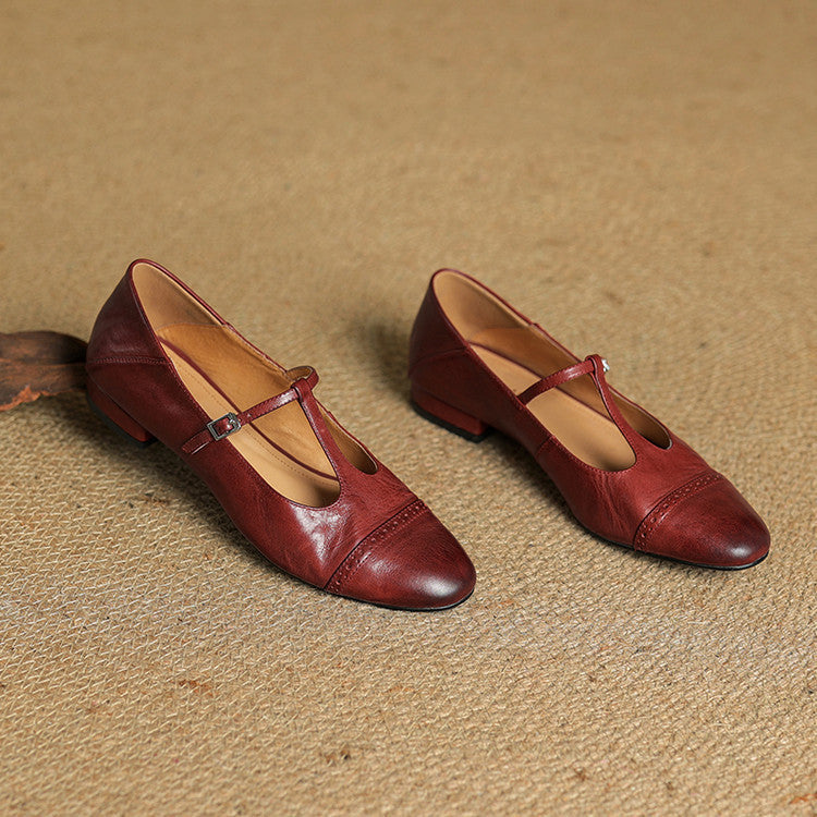 Laluna® | Echte Leren Flats