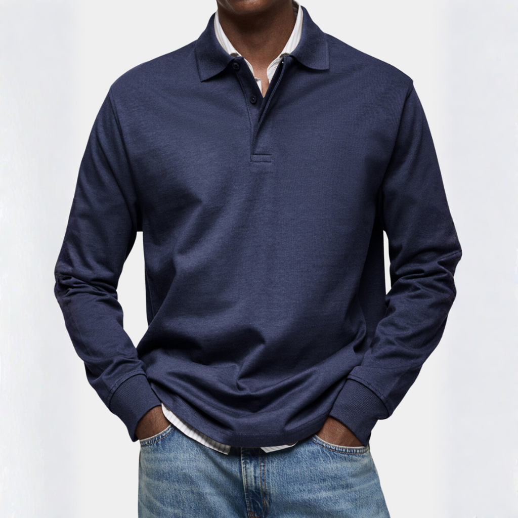 Laluna® | Luxe Polo met Lange Mouwen