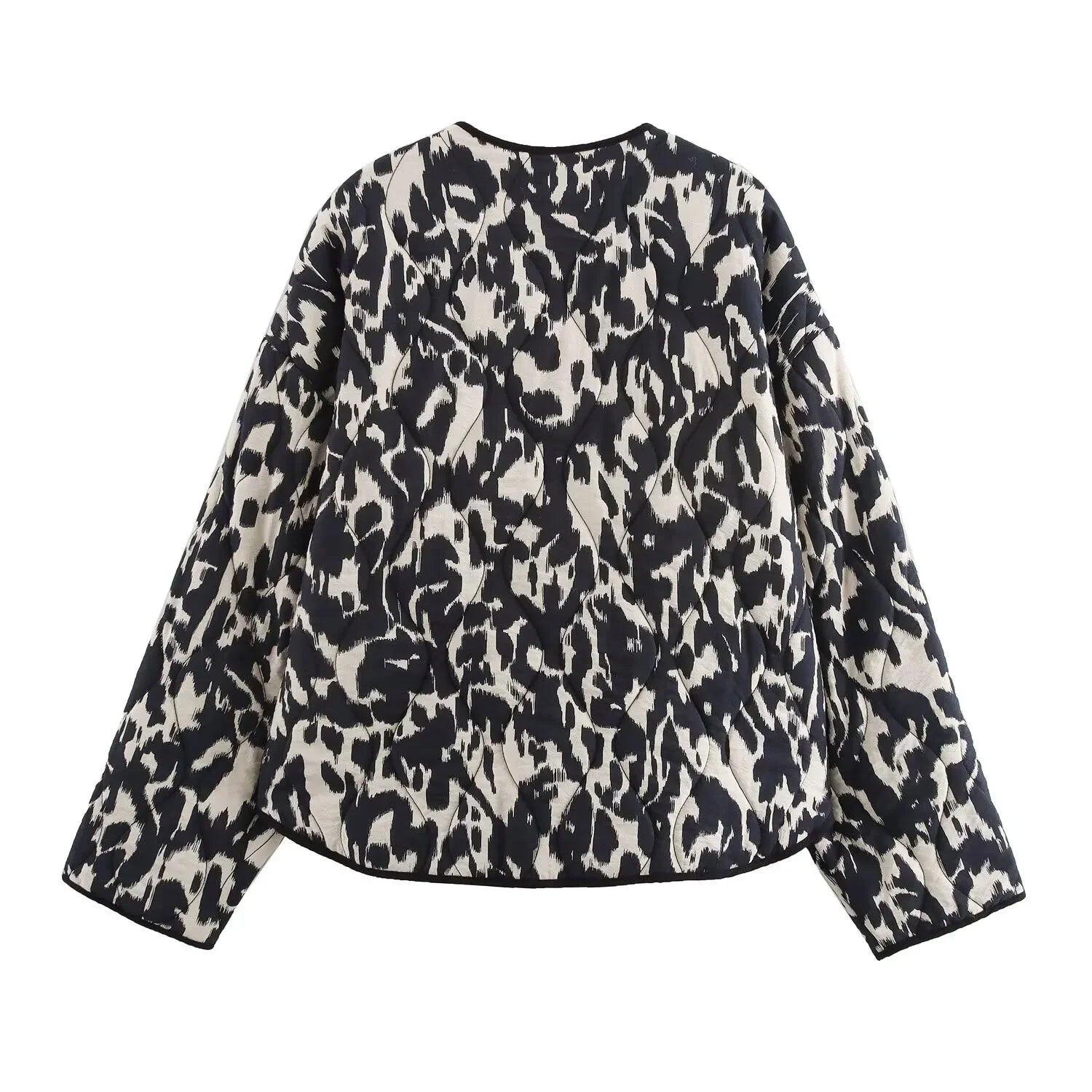 Laluna® | Modieuze Bedrukte Herfst Jas