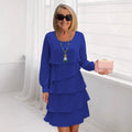 Madeleine – Elegante, vloeiende jurk met ruffles