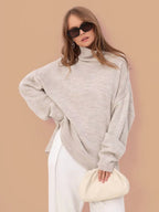 Laluna® | Oversized Trui met Split