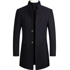Laluna® | Kasjmier-wollen heren trenchcoat