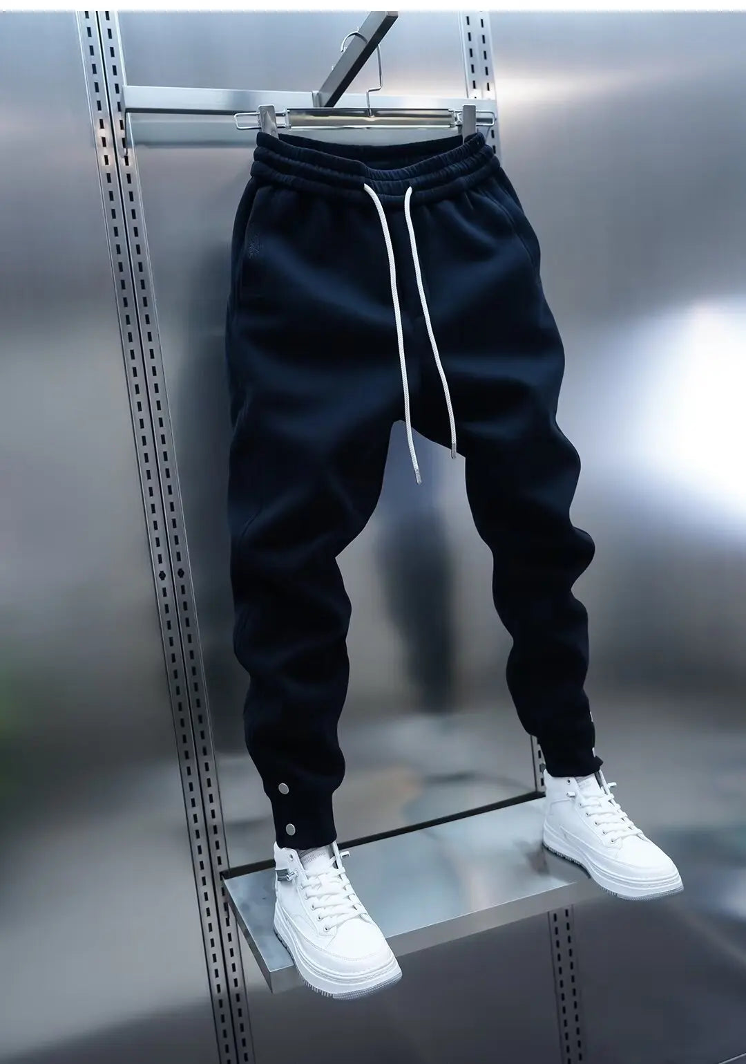 Laluna® | Casual Slim Fit Broek Met Zakken