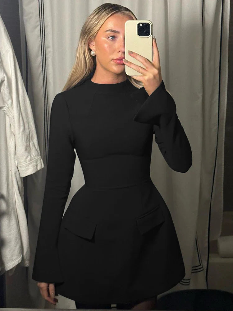 Laluna® | Korte jurk met splitmouwen