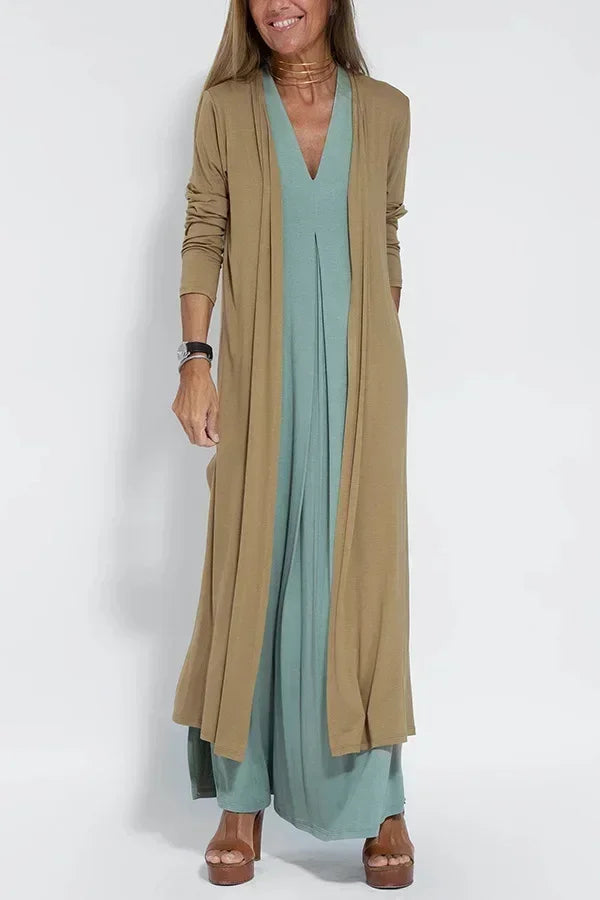 Laluna® | Modieuze Zomerse jurk met Vest